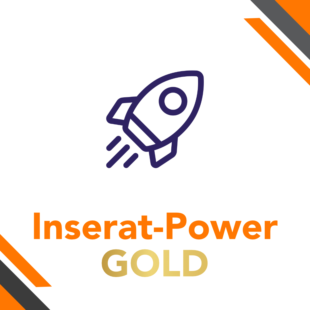 Inserat-Power Gold - 30 Tage (Bewerben des Inserats)